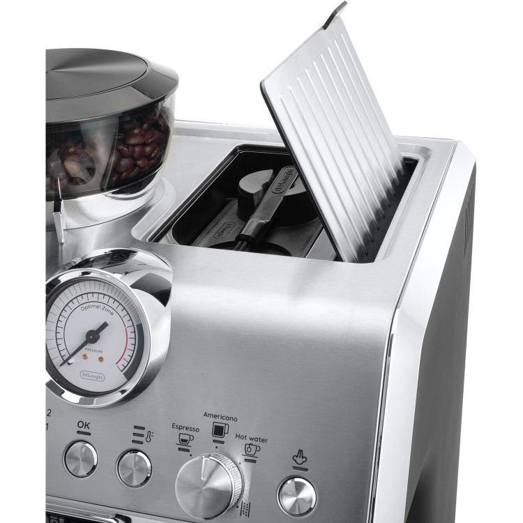 De’Longhi EC9155.MB La Specialista Arte – Metal Black Manual Bean-to-Cup Coffee Machine with Milk Frother
