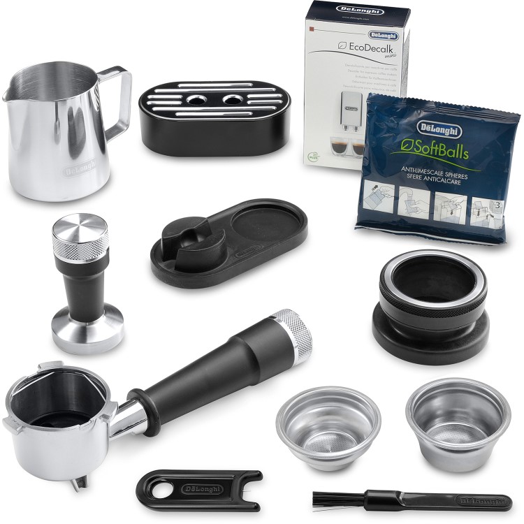 De’Longhi EC9155.MB La Specialista Arte – Metal Black Manual Bean-to-Cup Coffee Machine with Milk Frother