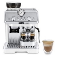 Delonghi La Specialista Arte Espresso Coffee Machine with Integrated Burr Grinder - White