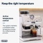 Delonghi La Specialista Arte Espresso Coffee Machine with Integrated Burr Grinder - White