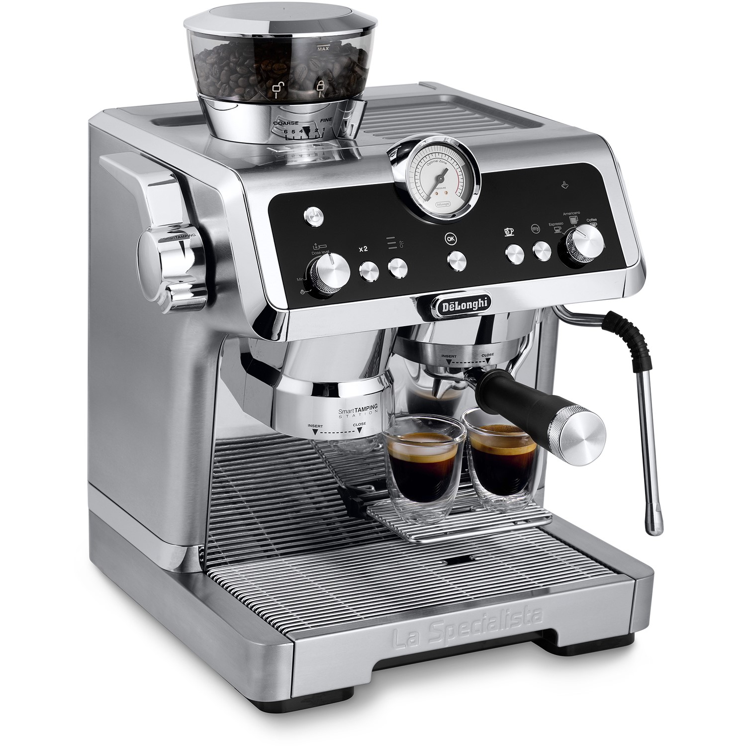 Delonghi La Specialista Prestigio Bean to Cup Espresso Coffee & Cappuccino Machine - Metal