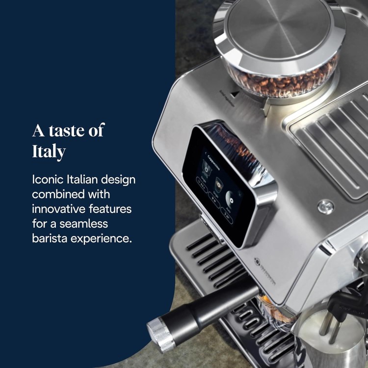Delonghi La Specialista Touch Manual Pump Bean to Cup Coffee Machine - Metal