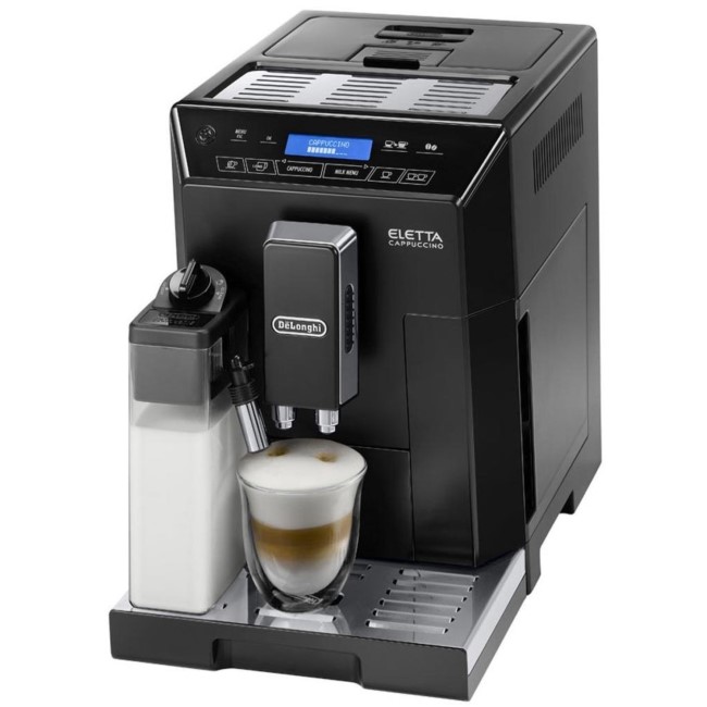 Delonghi Eletta Cappuccino Automatic Bean to Cup Coffee Machine with Auto Milk - Black
