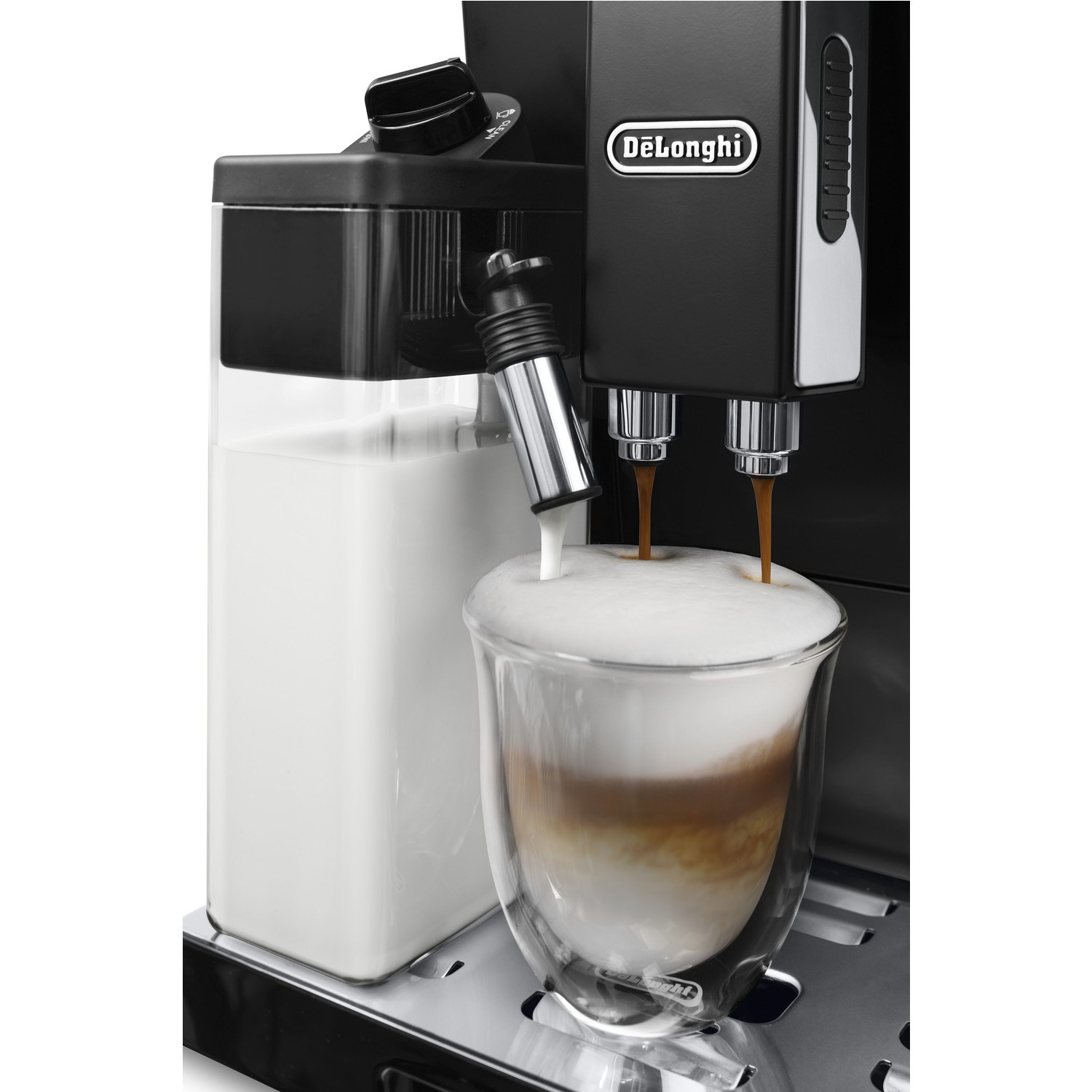 Кофемашина с капучинатором видео. Кофемашина Delonghi Eletta Cappuccino. Delonghi ECAM 44.664.B. Кофемашина de'Longhi Eletta Cappuccino. Кофеварка de`Longhi Eletta Cappuccino ECAM 44.660.B.