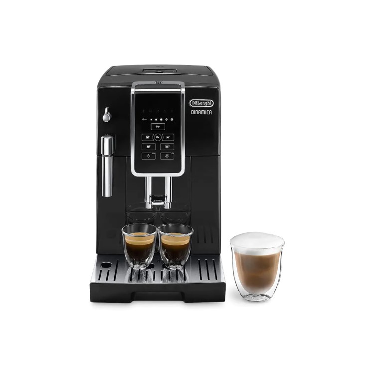 Delonghi Dinamica Automatic Bean to Cup Coffee Machine with Milk Frother - Black