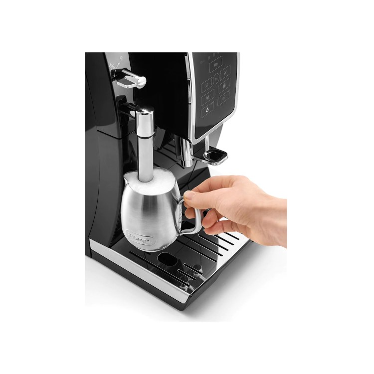 Delonghi Dinamica Automatic Bean to Cup Coffee Machine with Milk Frother - Black