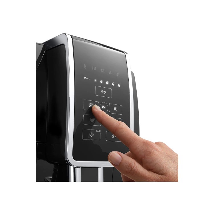 Delonghi Dinamica Automatic Bean to Cup Coffee Machine with Milk Frother - Black