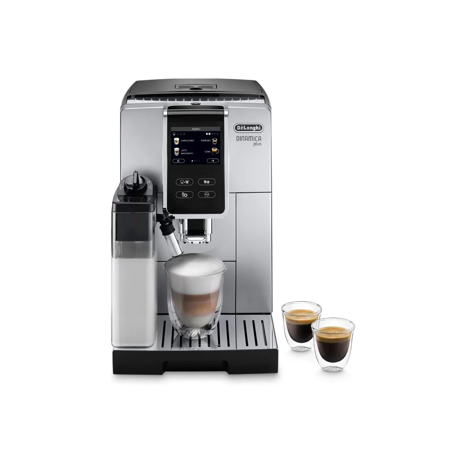 Delonghi Dinamica Plus Automatic Bean to Cup Coffee Machine with Auto Milk - Silver