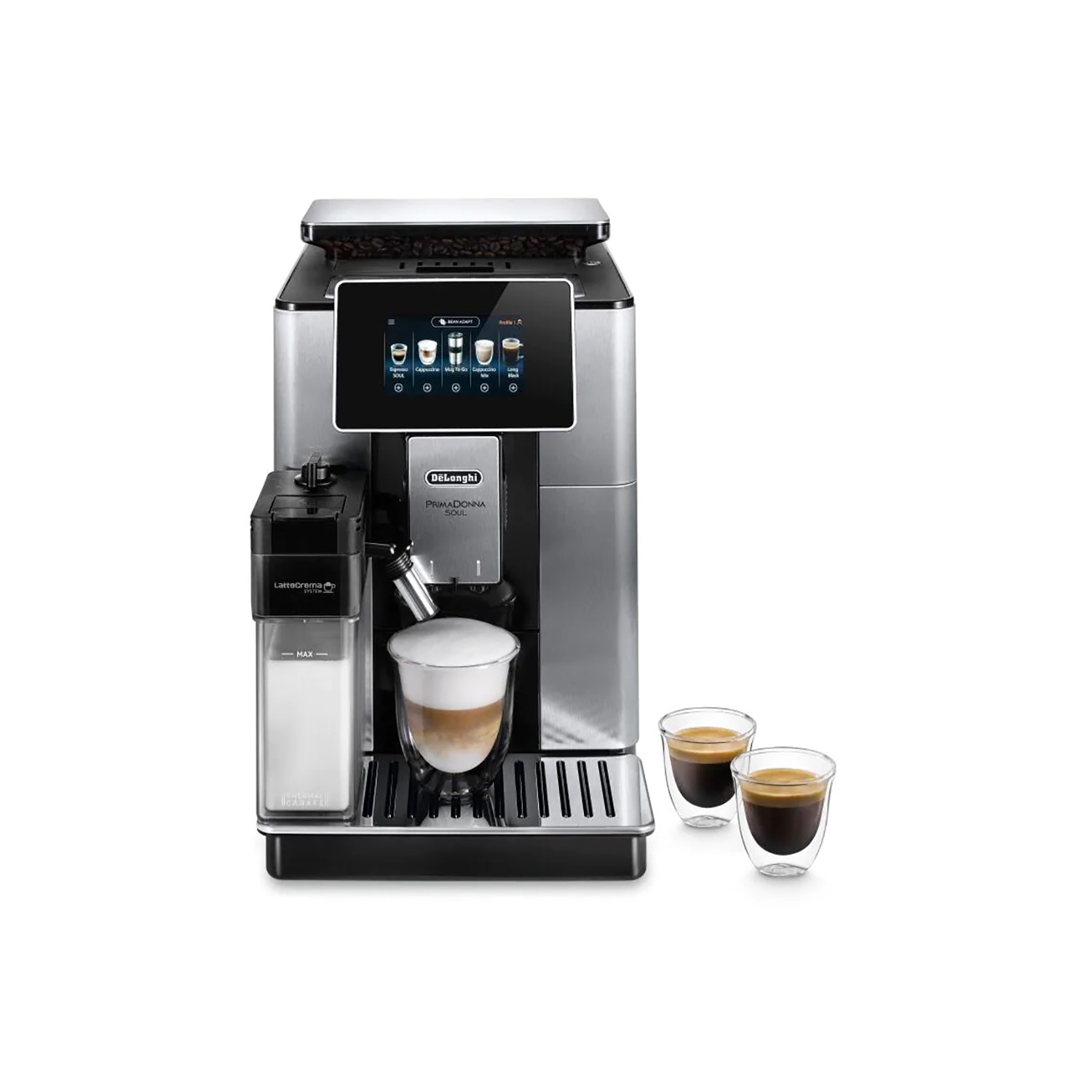 Delonghi Primadonna Soul Automatic Bean to Cup Coffee Machine with Auto Milk - Black