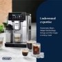De’Longhi ECAM630.75 PrimaDonna Aromatic – Silver Automatic Bean-to-Cup Coffee Machine with Milk Frother