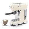 Smeg ECF01CRUK Retro Style Espresso Machine - Cream