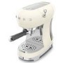 Smeg Retro Espresso Coffee Machine ECF02CRUK - Cream