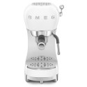 ECF02WHUK Smeg Retro Espresso Coffee Machine ECF02WHUK – White