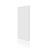 electriQ 700W Wall Mountable Infrared Panel Heater H1150xW600xD20 - White