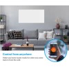 electriQ 700W Wall Mountable Infrared Panel Heater H1150xW600xD20 - White