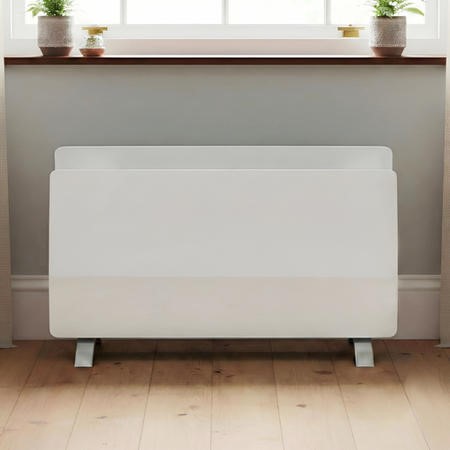 electriQ 2000W Smart Curved Designer Glass Panel Heater Wall