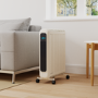 electriQ 2400W Smart Oil-Free Radiator With LED Display - White