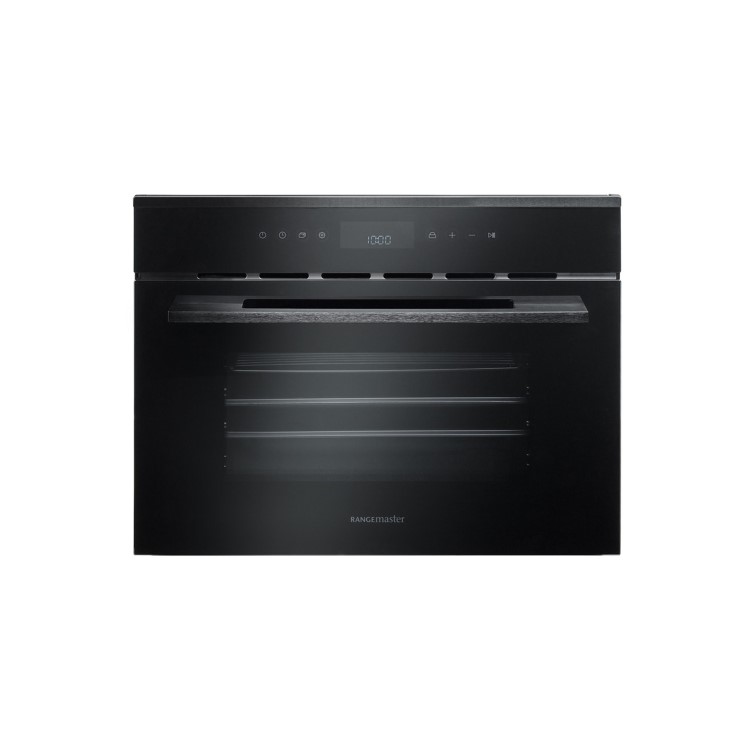 Refurbished Rangemaster Eclipse ECL45SCBLBL 60cm Single Built In Electric Oven Black