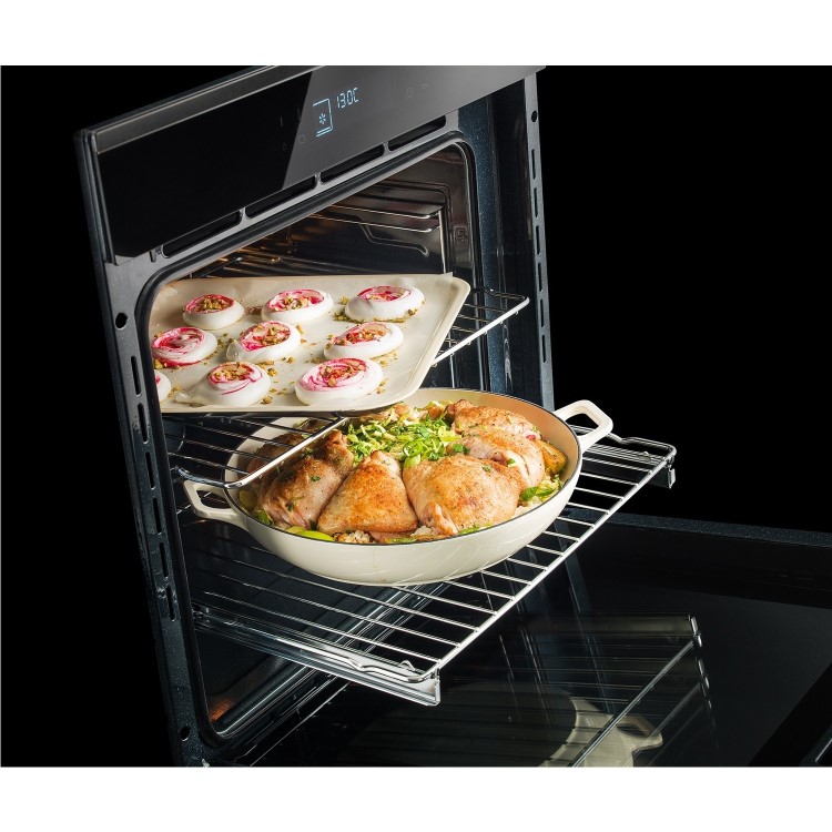 Rangemaster Eclipse Electric Single Oven with Meat Probe - Black