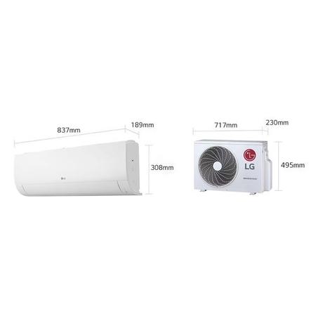 GRADE A1 - Indoor unit for LG ECO W12EG A++ 12000 BTU Wall Split Air Conditioner with Heat Pump