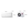 GRADE A1 - Indoor unit for LG ECO W12EG A++ 12000 BTU Wall Split Air Conditioner with Heat Pump
