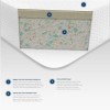 Double Memory Foam Rolled Hypoallergenic Mattress with Removable Cover - Aspire