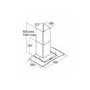 Refurbished CDA ECP92BL Curved Glass 90cm Chimney Cooker Hood Black