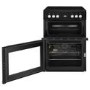 Beko 60cm Electric Cooker with Double Oven - Black