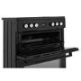 Beko 60cm Electric Cooker with Double Oven - Black