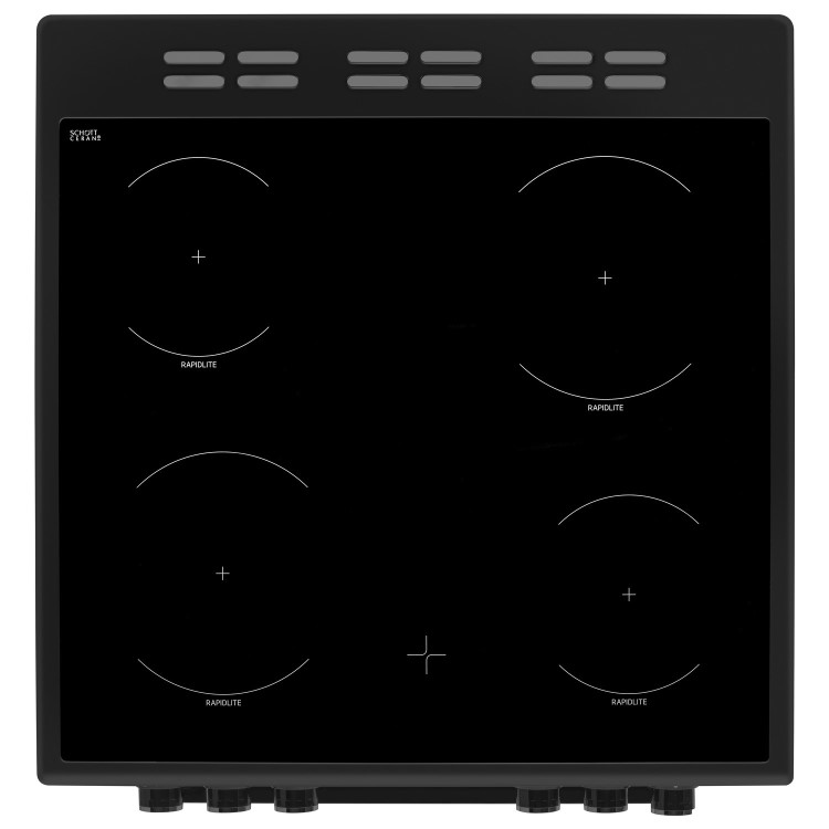 Beko 60cm Electric Cooker with Double Oven - Black