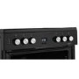 Beko 60cm Electric Cooker with Double Oven - Black