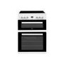 Beko 60cm Double Oven Electric Cooker - White