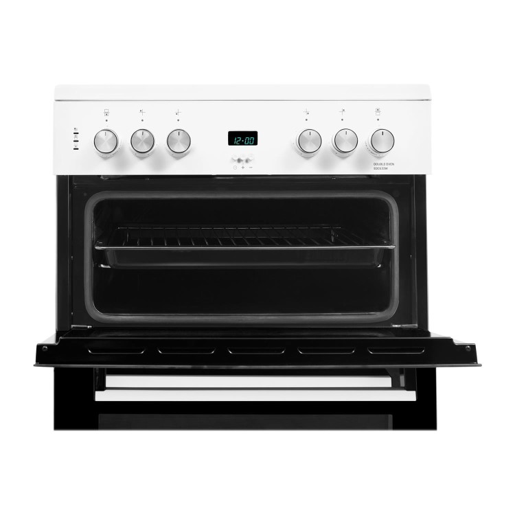 Beko 60cm Double Oven Electric Cooker - White