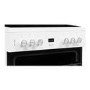Beko 60cm Double Oven Electric Cooker - White