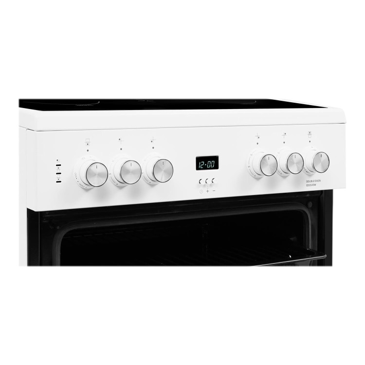 Beko 60cm Double Oven Electric Cooker - White