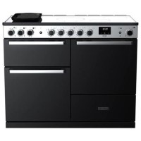 Rangemaster Edge Deluxe 110cm Induction Range Cooker - Black Glass
