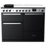 Rangemaster Edge Deluxe 110cm Induction Range Cooker - Black Glass