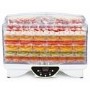 electriQ BPA Free Maxi Digital Food Dehydrator with 6 Collapsible Shelves