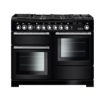 Rangemaster EDL110DFFBLC Encore Deluxe 110cm Dual Fuel Range Cooker - Black