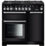Rangemaster EDL90DFFBLC Encore Deluxe 90cm Dual Fuel Range Cooker - Black