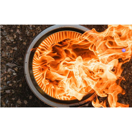 electriQ Smokeless Firepit - Black