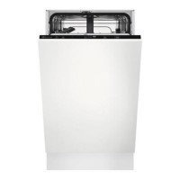 Electrolux 300 AirDry Integrated Slimline Dishwasher - Black control panel