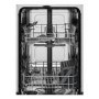 Electrolux 300 AirDry Integrated Slimline Dishwasher - Black control panel