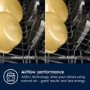 Electrolux 300 AirDry Integrated Slimline Dishwasher - Black control panel