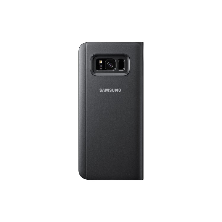 Samsung Clear View Standing Cover for Galaxy S8 Plus - Black