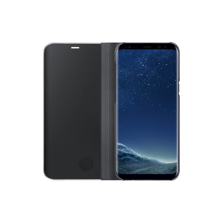 Samsung Clear View Standing Cover for Galaxy S8 Plus - Black