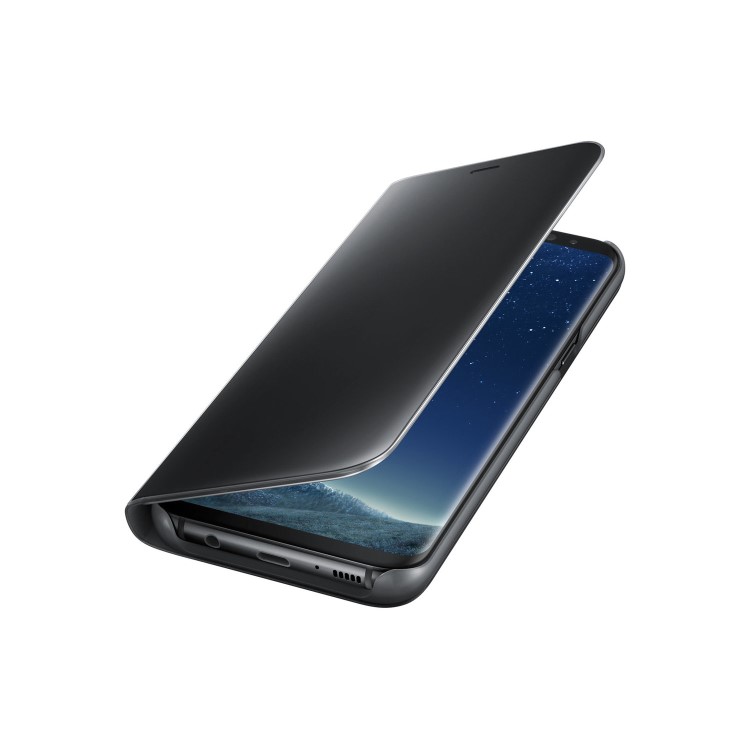 Samsung Clear View Standing Cover for Galaxy S8 Plus - Black
