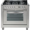 Hotpoint EG900XS Single Oven 90cm Wide Dual Fuel Range Cooker Stainless Steel