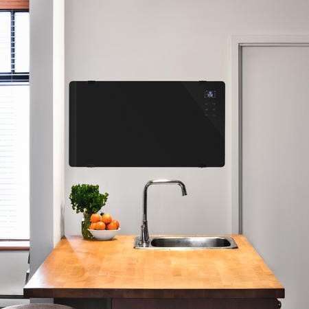 electriQ 2000W Smart Designer Glass Panel Heater Wall Mountable