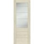 Palermo Essential 2XG Internal Oak Door with Clear Etched Glass - 1981 x 686 x 35 mm, Unfinished